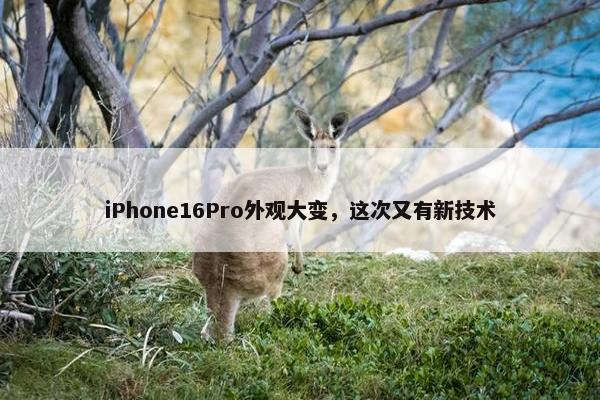 iPhone16Pro外观大变，这次又有新技术