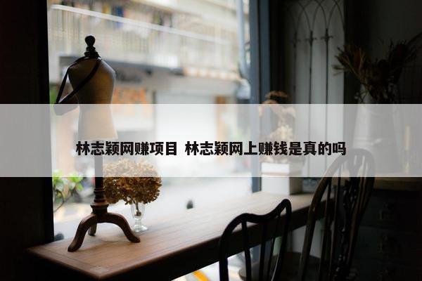 林志颖网赚项目 林志颖网上赚钱是真的吗